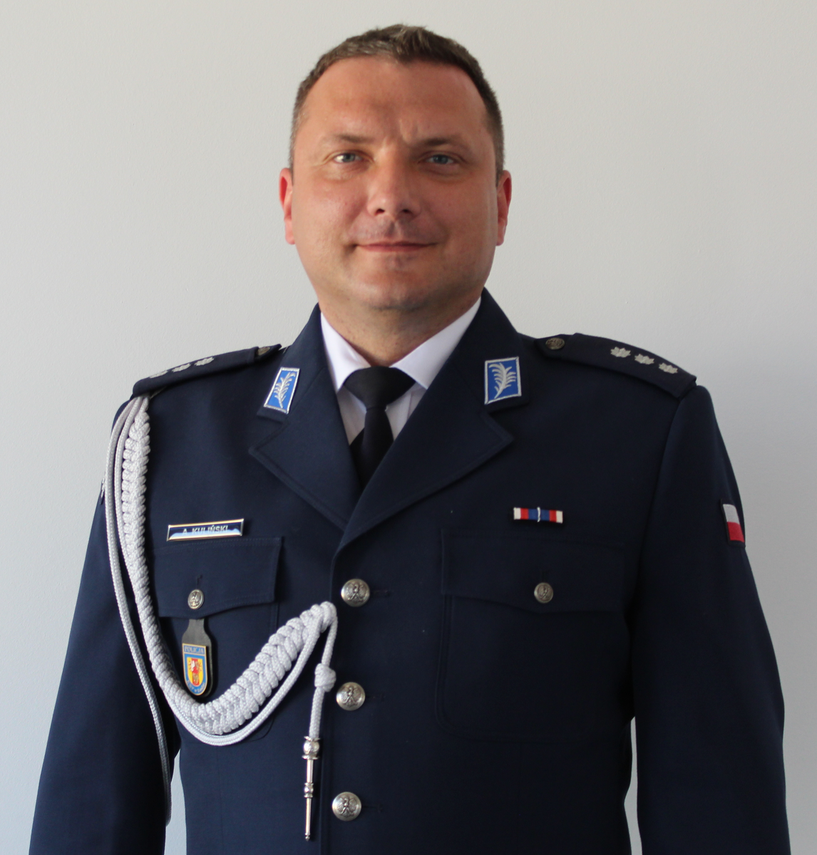 Zastępca Komendanta Powiatowego Policji w Zgierzu  komisarz Adam Kuliński