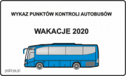 Plakat promujący - autobus
