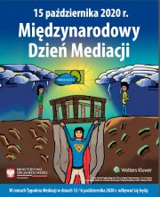 Plakat promujący Międzynarodowy Dzień Mediacji